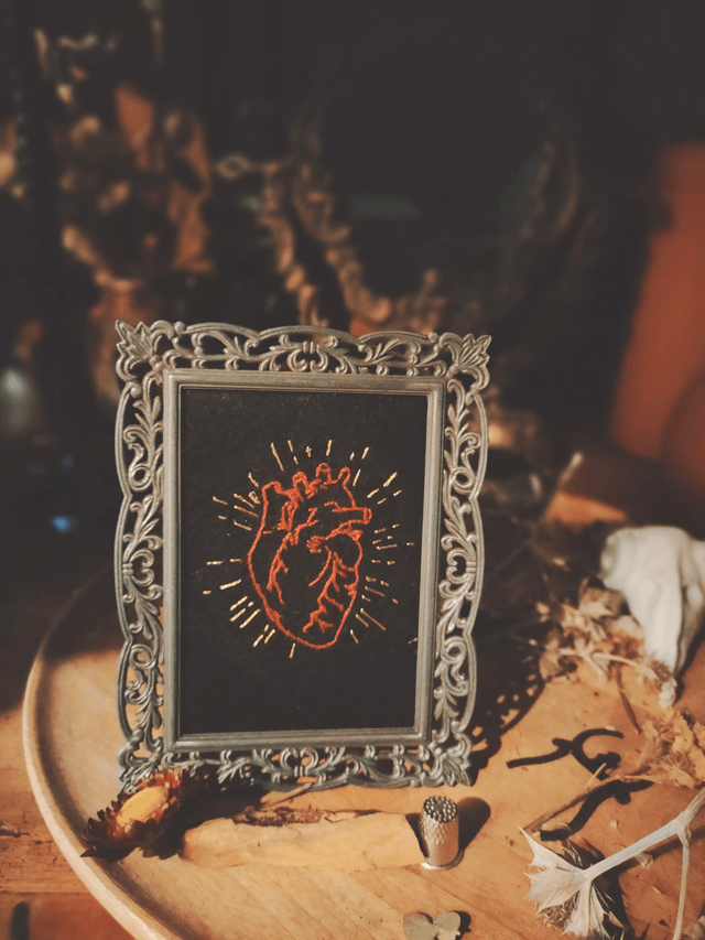 Cadre coeur sacré