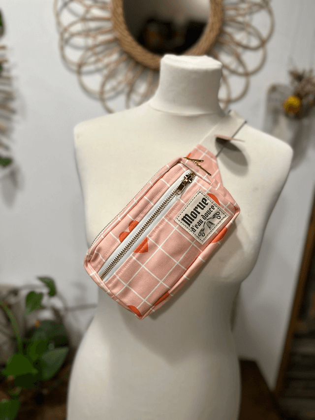 pockette coeur rose 