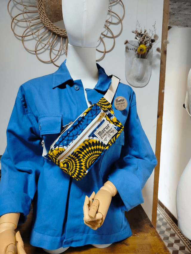wax bleu et jaune