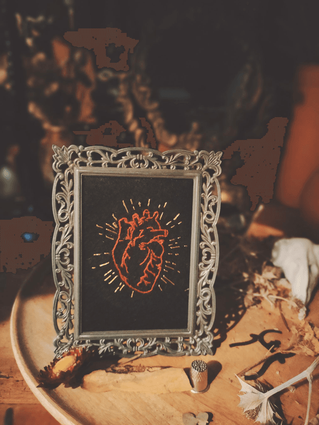 Cadre coeur sacré